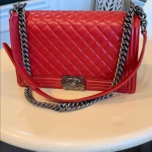 Chanel Medium Quilted Boy Bag